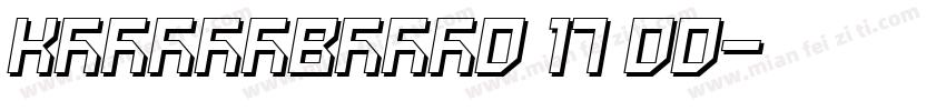 KSIDCGVCMQ0 17 00字体转换